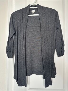 Dynamite Basic Charcoal Gray Cardigan